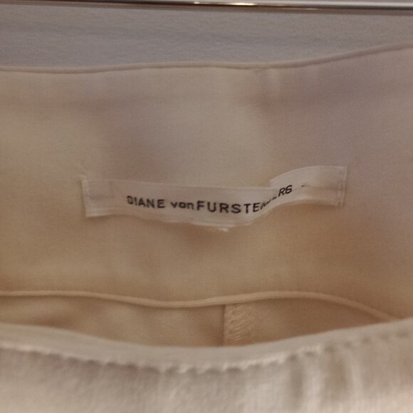 DIANE VON FURSTENBERG ankle length stretch trousers - Picture 7 of 11